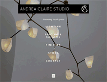Tablet Screenshot of andreaclairestudio.com